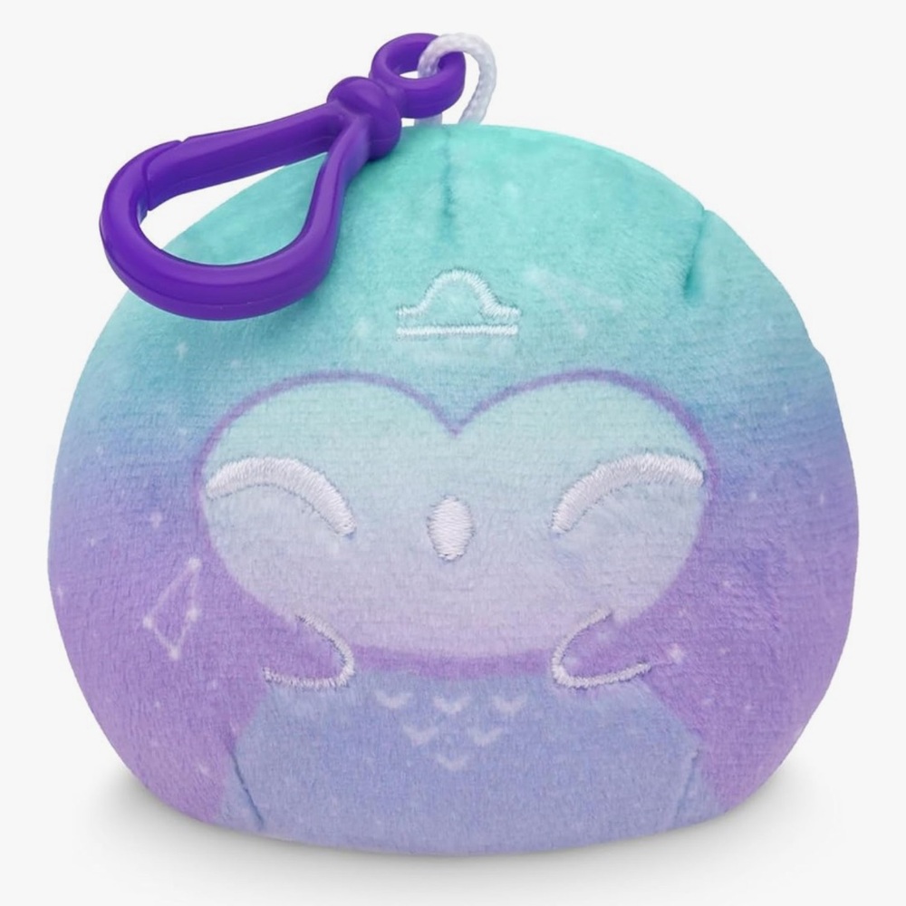 TeeTurtle Reversible Zodiac Libra Keychain ♎️ - Picture 3 of 4